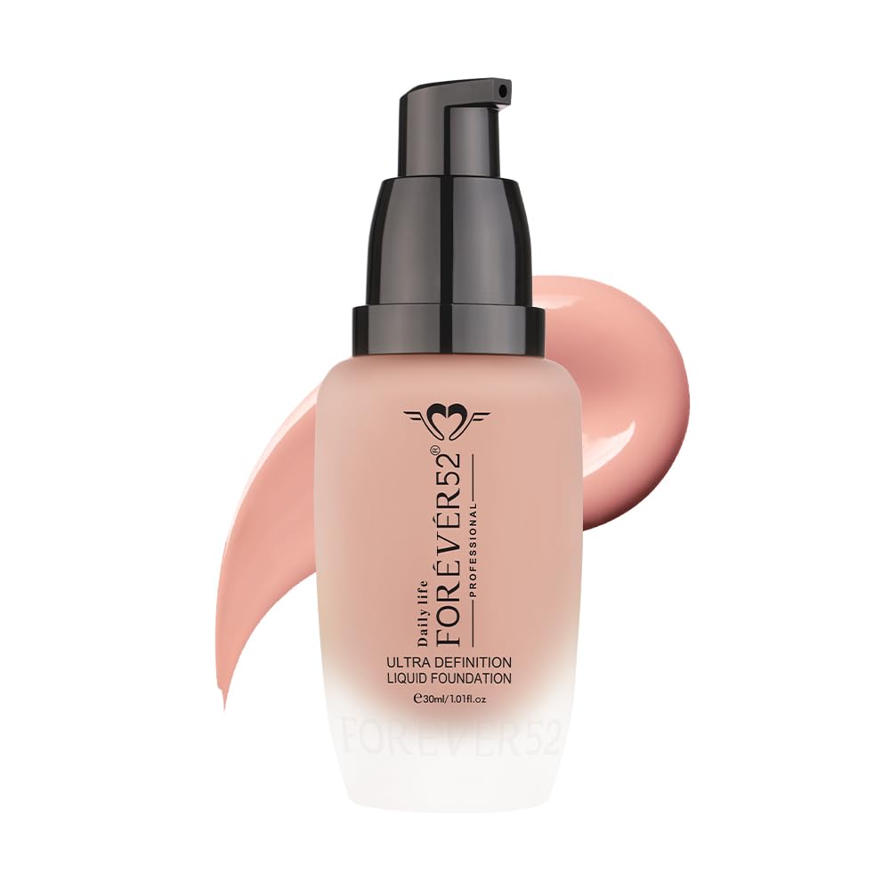 Daily Life Forever52 Ultra Definition Liquid Foundation | 24H Wear, Medium to Full Coverage, Long Lasting, Anti-Aging, Satin Finish| All skin type - Milk Cake (FLF005) 30ml