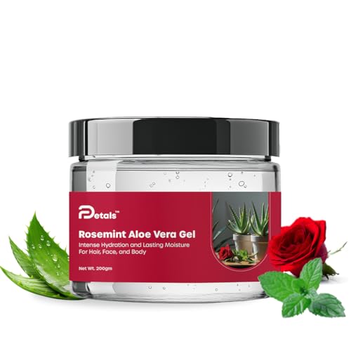 Aloe Vera Gel Combo for Deep Hydration and Moisturization for Hair, Face and Body - Skin Moisturizer (Pack of 3 x 200g)