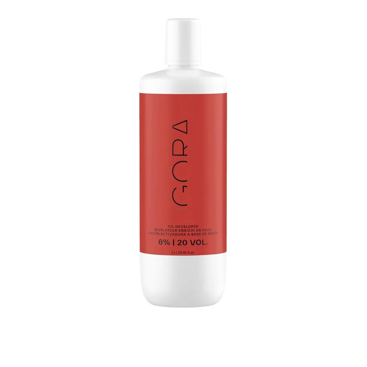 I.GORA || RO.AYL || Cream Creme 20 VOL Volume 6 Per.cent Deve.loper 1000-ML Hair Color Colour || (A)