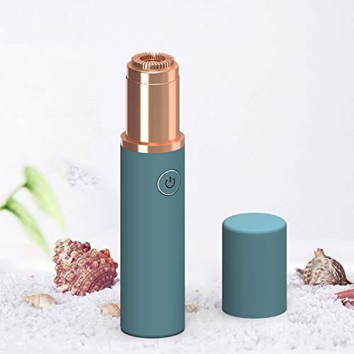 WINSTON - Rechargeable Battery Operated Women Epilator/Trimmer for gentle Upper Lip, Chin, Eyebrow, Face hair removal at home for ladies (Green)