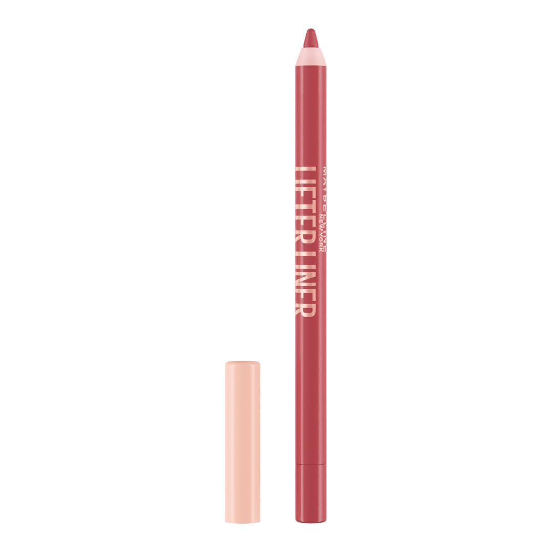 Maybelline Lifter Liner Lip Liner Pencil with Hyaluronic Acid, Peaking | Creamy, Moisturizing Lip liner | Smooth Glide Application for defined lips