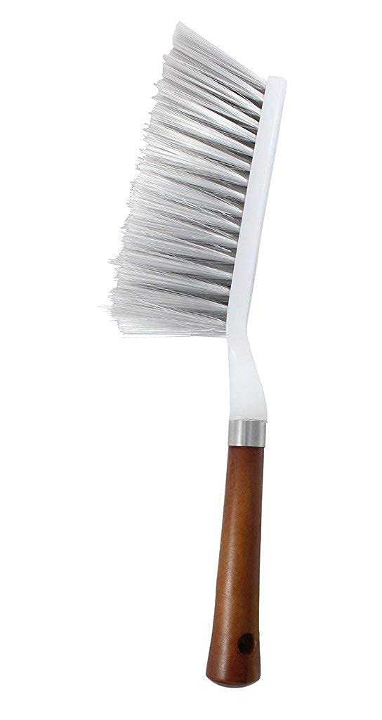 Sakoraware Plastic Brush with Long and Hard Bristles for Home Cleaning Floor, Tiles, Carpet, Bed, Mattress, Window, Bathroom, Car Seat, Curtain, Mats, Upholster