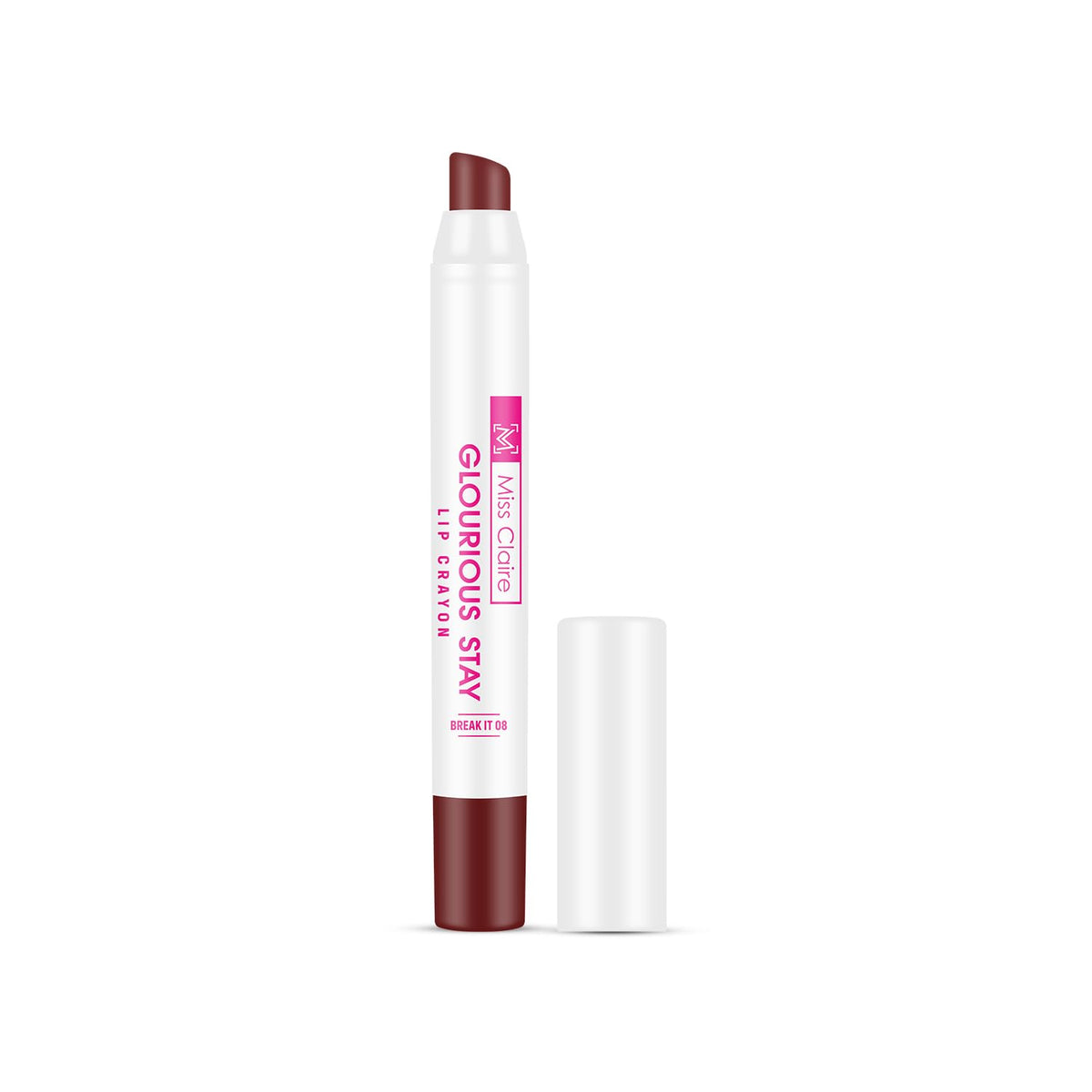 MISS CLAIRE GLOURIOUS STAY LIP CRAYON - 08 BREAK IT