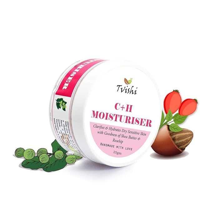 C+H Moisturiser | Hydrating Face Cream | Quick Absorbing, Non-Greasy | Soft & Smooth Moisturizer | For Dry to Matured Skin | For Glowing Skin | Moisturizer Crea