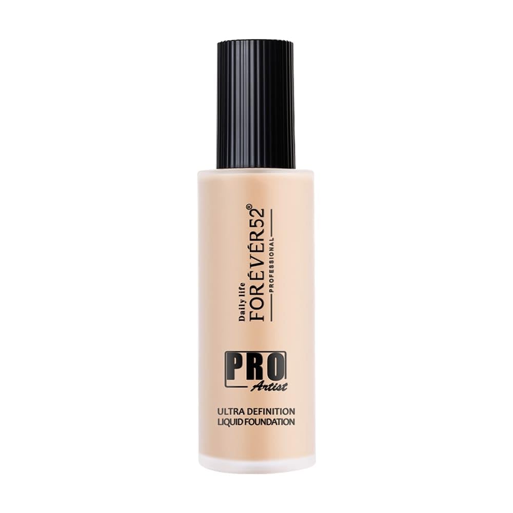 Daily Life Forever52 Pro Artist Ultra Definition Liquid Foundation |Long Lasting, Full Coverage, 24H, Waterproof & Sweatproof, Lightweight Hydrating, Oil-Free Formula - Custard (BUF002) 60ML