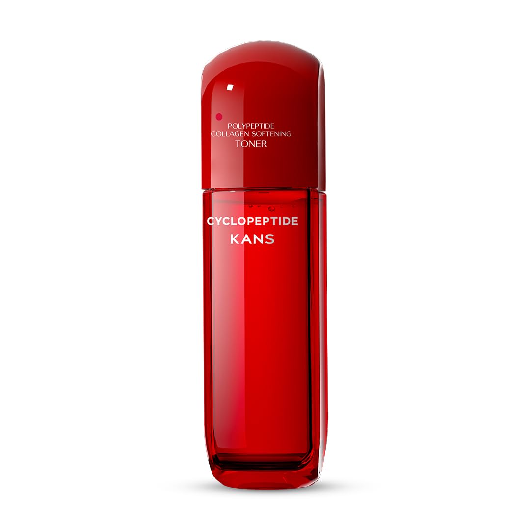 KANS Collagen Boosting Copper Peptide Anti-Aging Toner 50 ml, Advanced Anti-Aging Face Toner, Korean Glow Cyclohexapeptide-9 & Patented Tiracle PRO, Boosts Coll