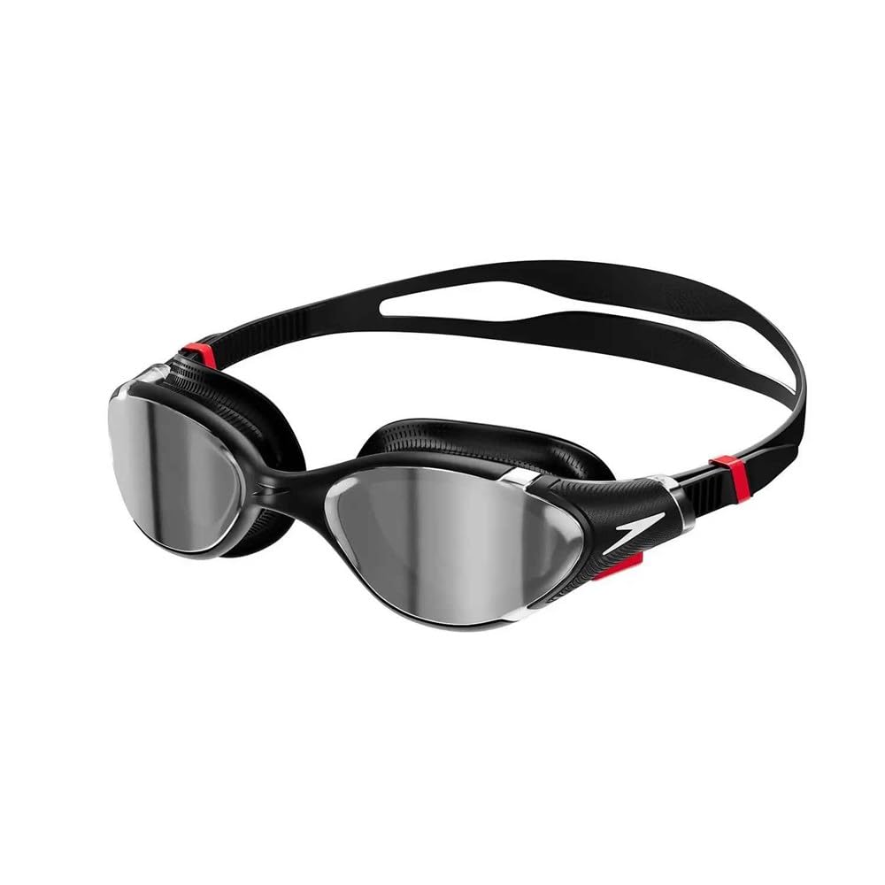 Speedo Unisex Adult 2.0 Mirror Biofuse Swimming Goggles (One Size) (Black/Silver) Mirror Black