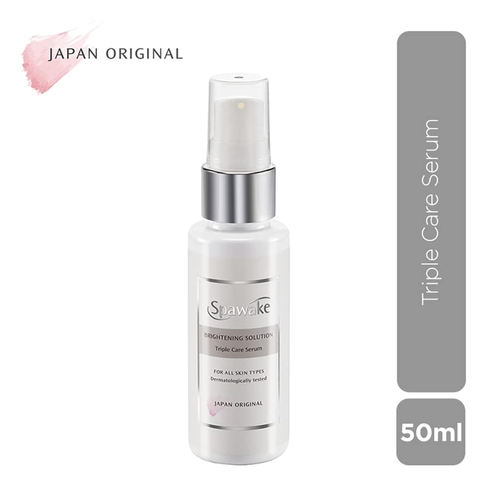 Spawake - Vitamin C Face Serum, Brightening Solution Triple Care with Vit C & B3 & E (50mL)