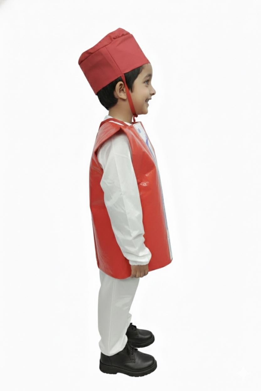 BookMyCostume Colgate Toothpaste Kids Fancy Dress Costume 6-7 Years Toothpaste 6-7 Years