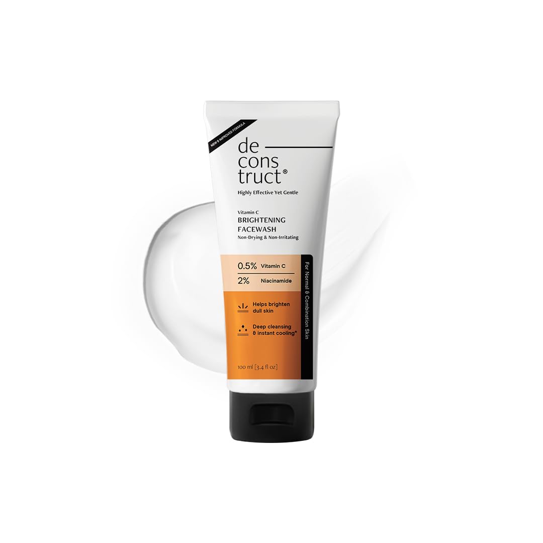 Deconstruct Vitamin C Brightening Face Wash, Brightens & Fades Dark Spots -100ml