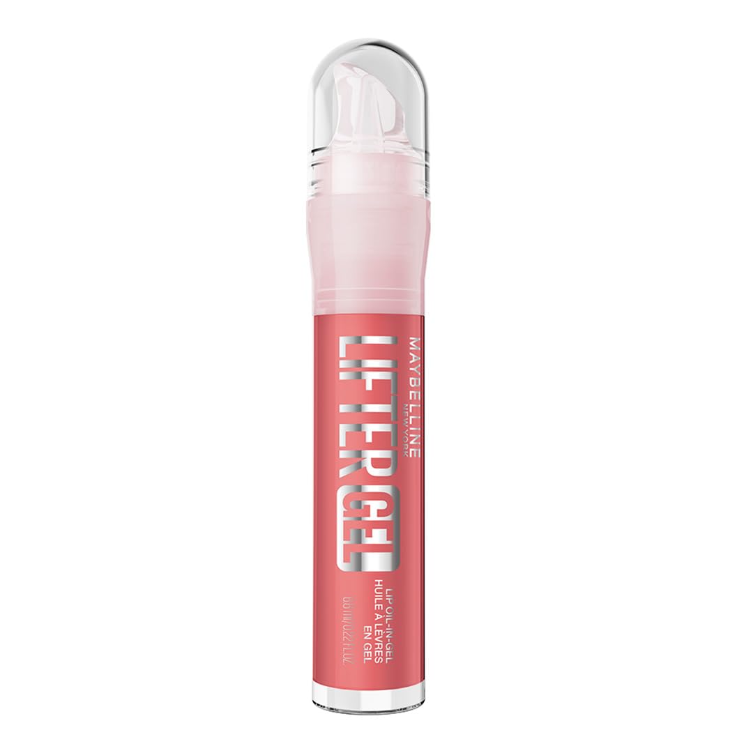 Maybelline New York Lifter Gel Lip Oil In Gel, Strawberry Shake, 6.6ml