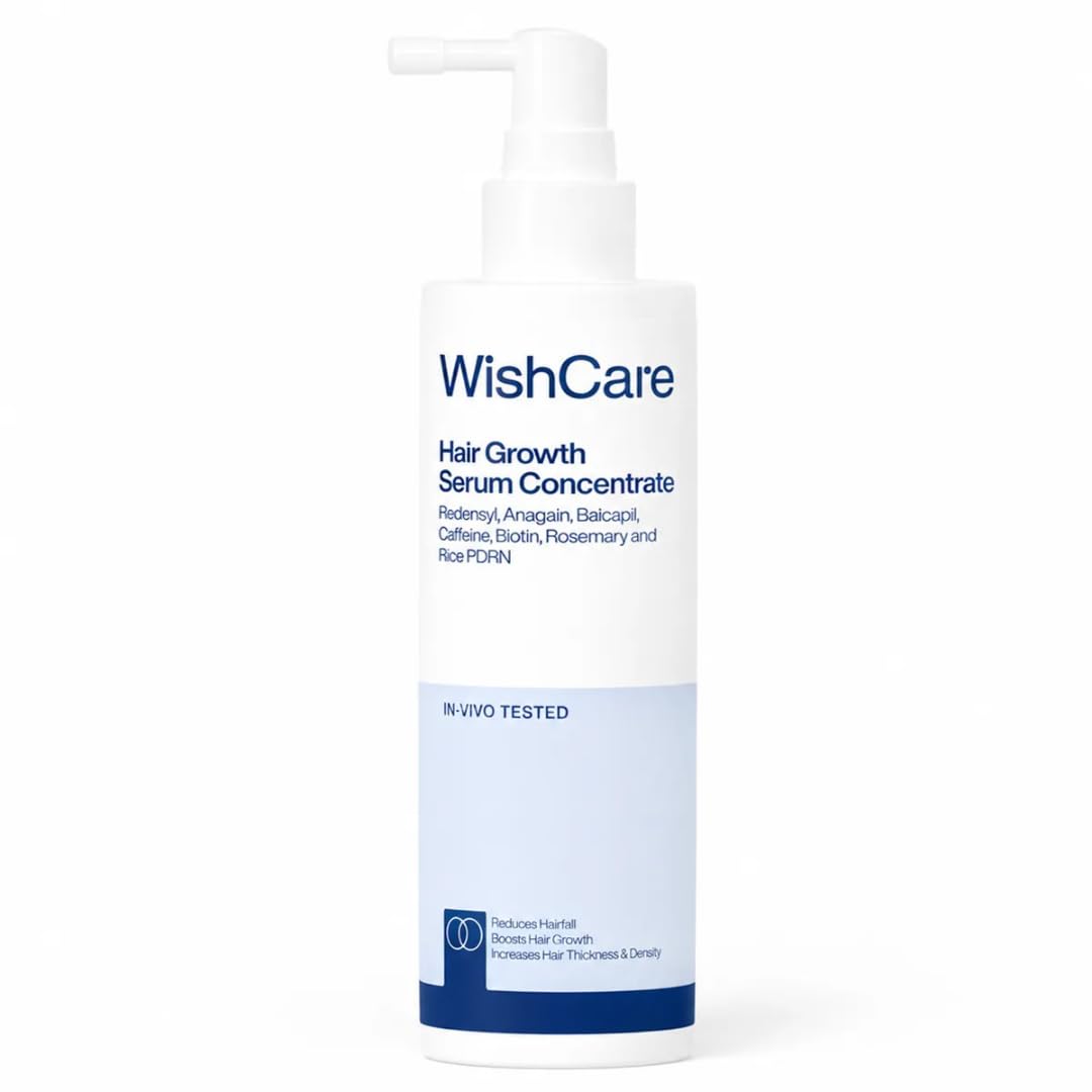 WishCare Hair Growth Serum For Scalp | 94% Saw New Hair Growth | Redensyl & Rosemary Oil | 100% Saw Hairfall Reduction | In-Vivo Tested | For Men & Women | 100m