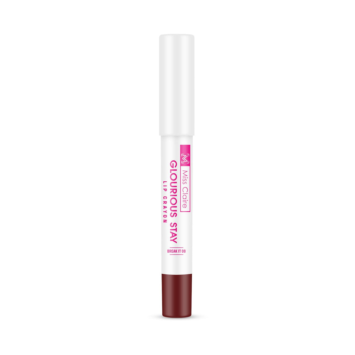 MISS CLAIRE GLOURIOUS STAY LIP CRAYON - 08 BREAK IT