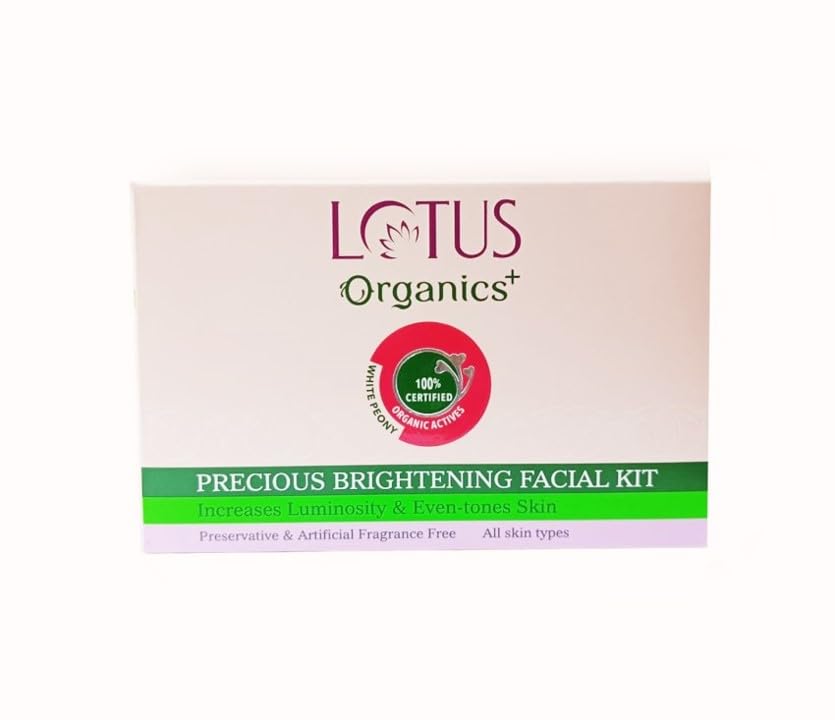 Lotus Organics+ Precious Brightening Single Facial Kit_47g