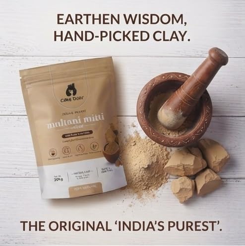 Care Bear Multani Mitti Powder | 100% Pure & Natural Fuller’s Earth & Bentonite Clay 200g