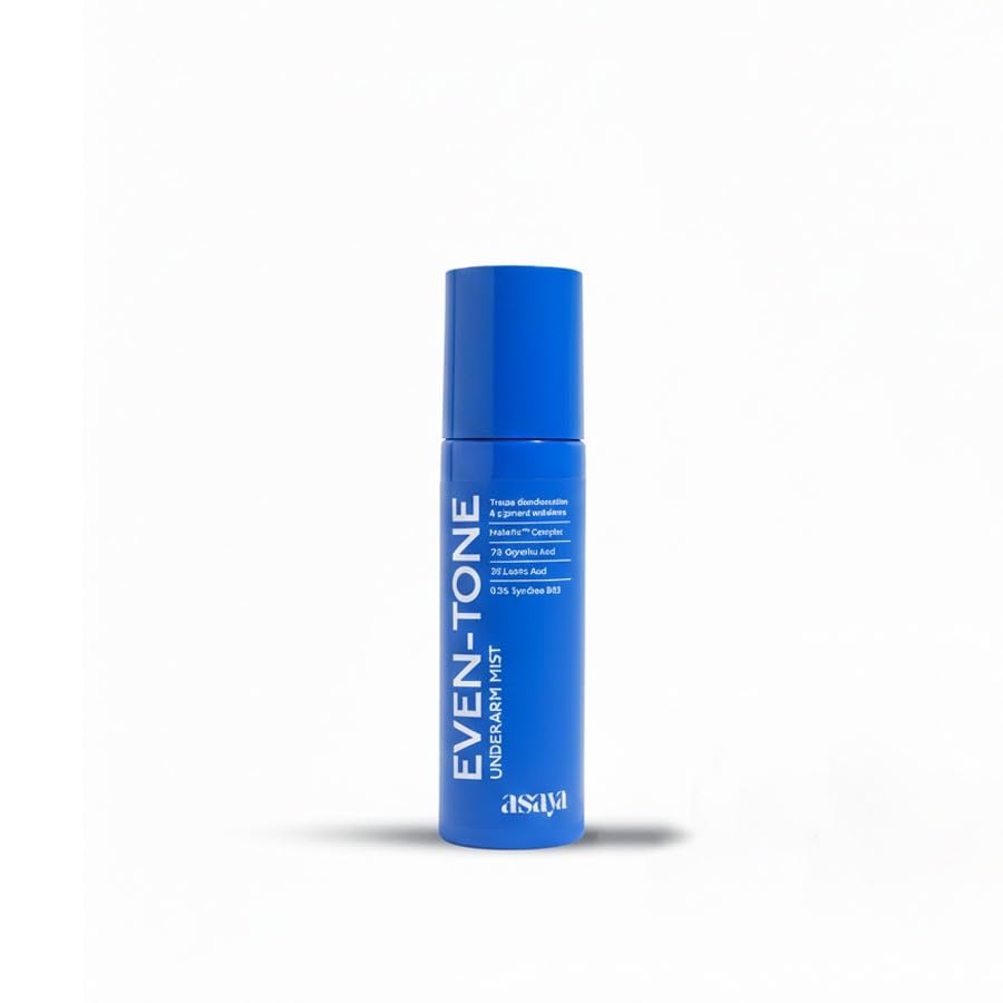 Asaya Even Tone Underarm Mist | Lightweight Spray for Underarm Pigmentation Removal & Odour Control | Even Tone Underarm Mist for Dark Underarms | 50 ml