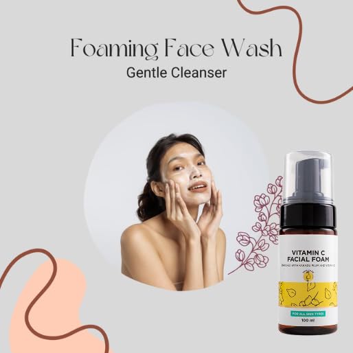 Vitamin C Facial Foam with Kakadu Plum, For All Skin Types, 100 ml