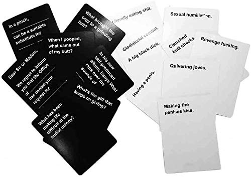 Awestuffs Card Game Against Humanity (Edition V2.0) - UK Edition - (Base Set, Multicolour) (600 Cards) Cards Against Humanity - Full Set