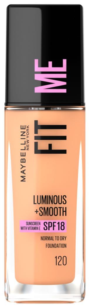 Maybelline Fit Me! Matte Oily Liquid Foundation - 120 Medium Classic Ivory 30Ml