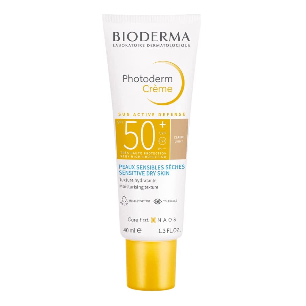 Bioderma - Photoderm Creme Teinte Claire SPF 50+ Sunscreen Normal To Dry Sensitive Skin (40mL)