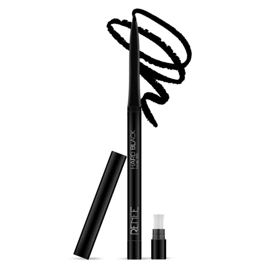 RENEE - Hard Black Kajal Pen with Sharpener