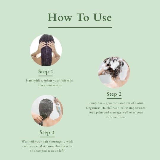 Lotus Organics+ Hair Fall Control Shampoo_300ml + Hair Fall Control Conditioner_150g (Set of 2)