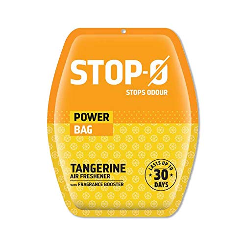 Stop-O Power Bag Bathroom Air Freshener - 40 G (10Gx4) | Assorted Pack | Refreshing, Lasting Fragrance | Melon, Apple Cinnamon, Tangerine | Lasts Upto 30 Days G
