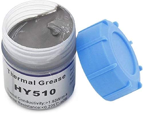 10g Thermal Paste Grey, Silicone Heat Sink Compound Conductive Grease for CPU, GPU, Chipset, Heatsink, PC Cooling – High Performance Thermal Grease for Laptop/D