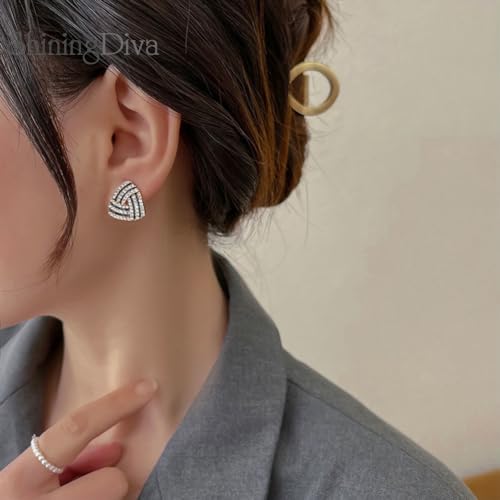 Handcrafted Crystal Earrings for Women - Elegant Statement Jewelry for Special Occasions
