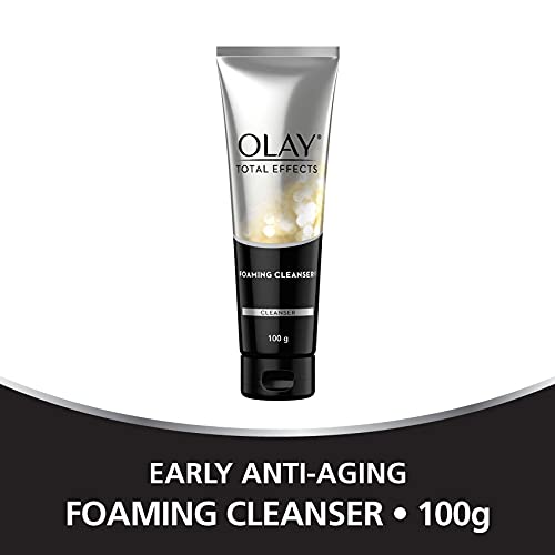 Olay Total Effects Foaming Cleanser, 100g 100 g (Pack of 1) Total Effects Anti Ageing Face Wash Cleanser