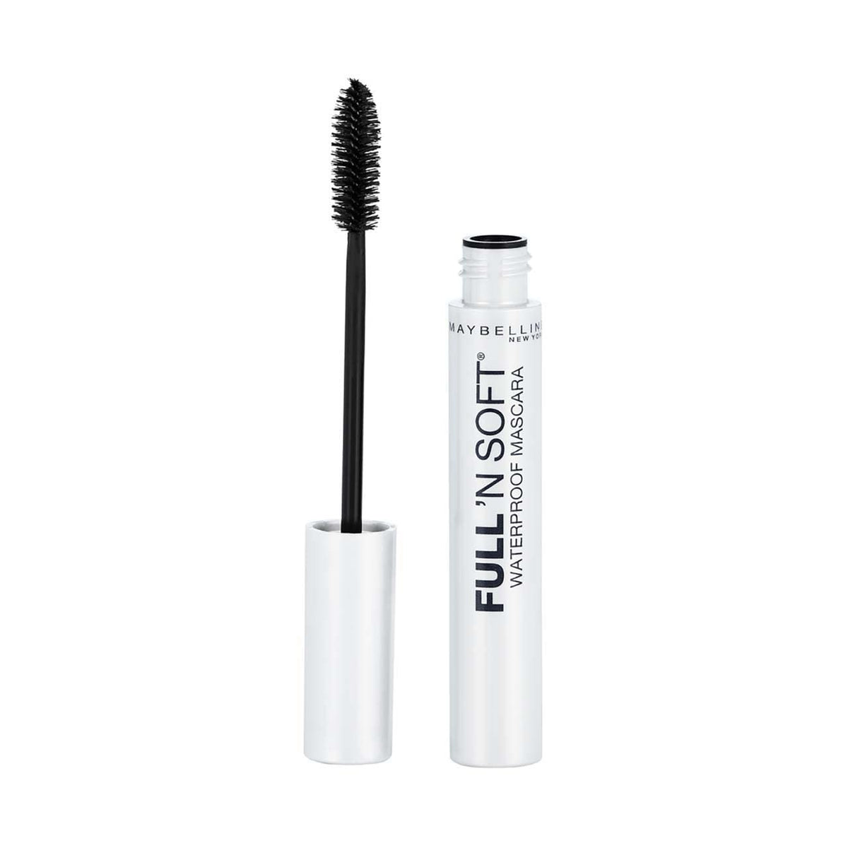 Maybelline Full 'N Soft Waterproof Mascara, Very Black [311], 0.28 oz (Pack of 10)