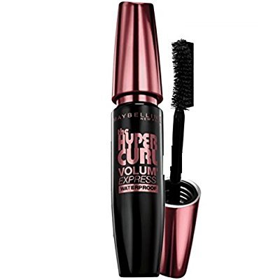 Maybelline Hypercurl Mascara Waterproof, Black, 9.2 ml black 9.2 ml (Pack of 1)