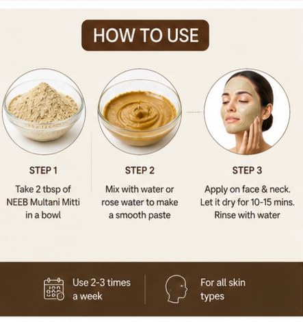 Multani Mitti Fuller's Earth Powder, 100g