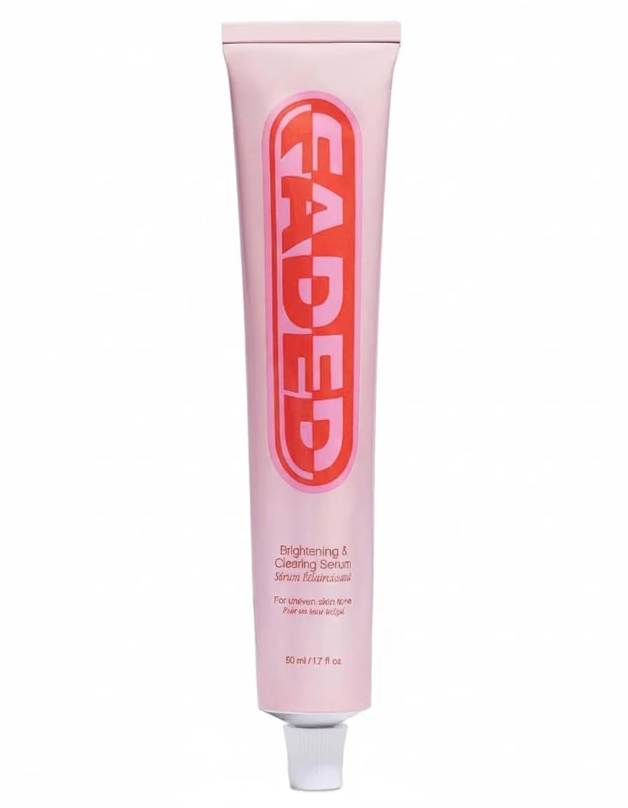 Faded Brightening And Clearing Serum Reduces Discoloration Post-Blemish Marks Scars Spots Contains Niacinamide Dermatologist-Tested Vegan Cruelty-Free (Faded 50