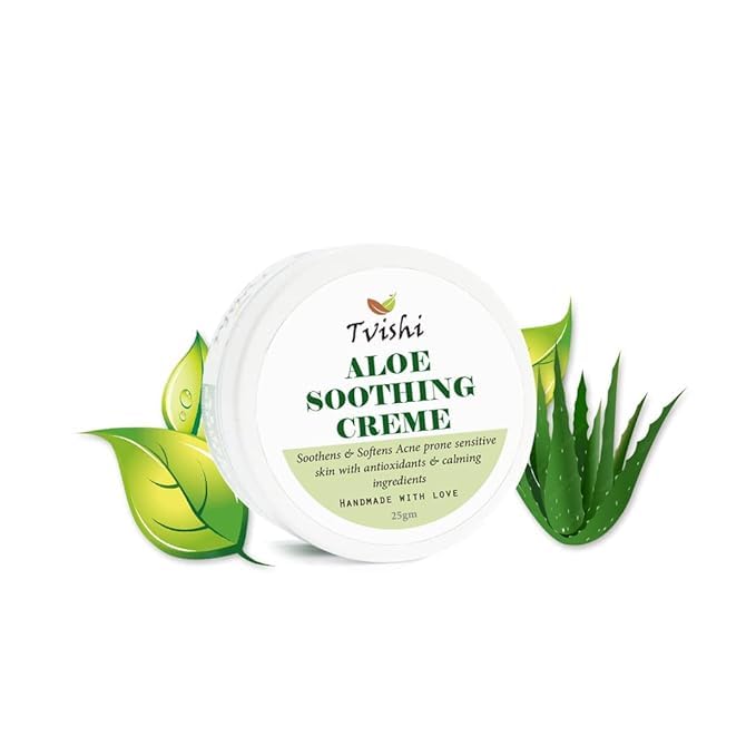 Aloe Soothing Cream - 25 gms I Face Moisturiser | Reduces Skin Dullness | Soothing Moisturizer | For Soft & Glowing Skin | Moisturizer Cream for Men & Women | F