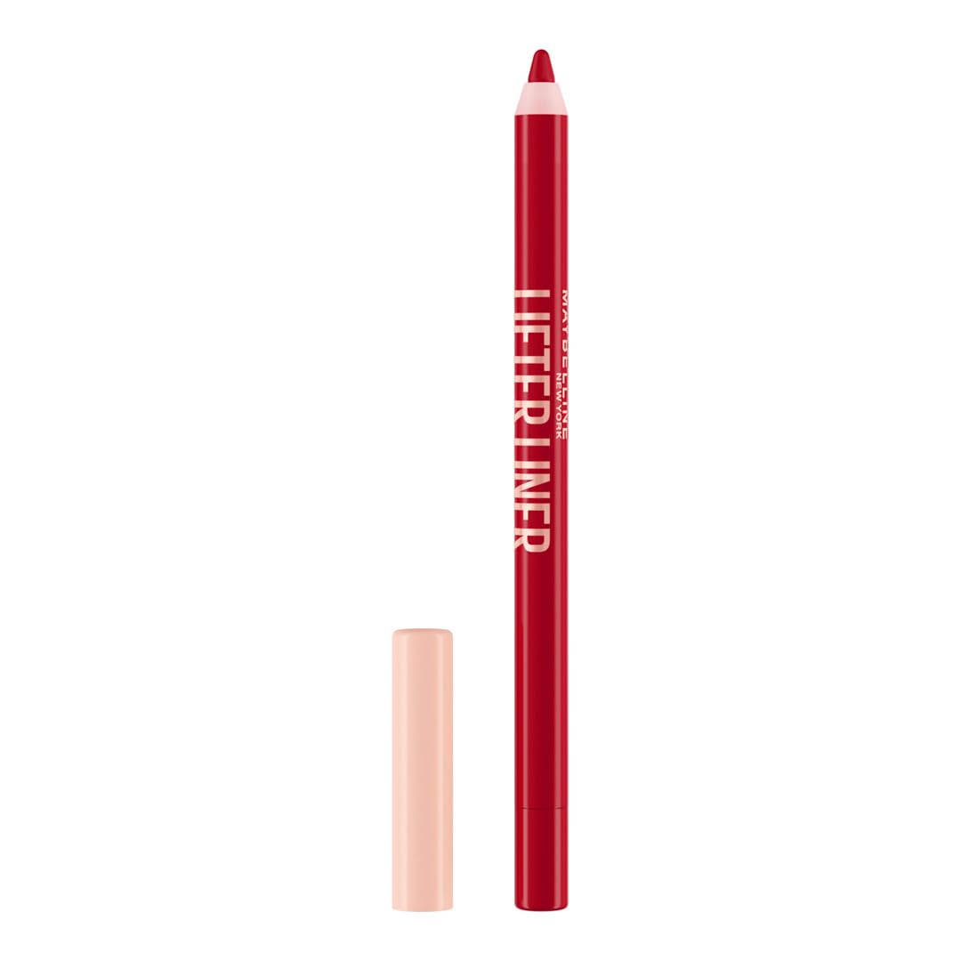 Maybelline Lifter Liner Lip Liner Pencil with Hyaluronic Acid, Main | Creamy, Moisturizing Lip liner | Smooth Glide Application for defined lips