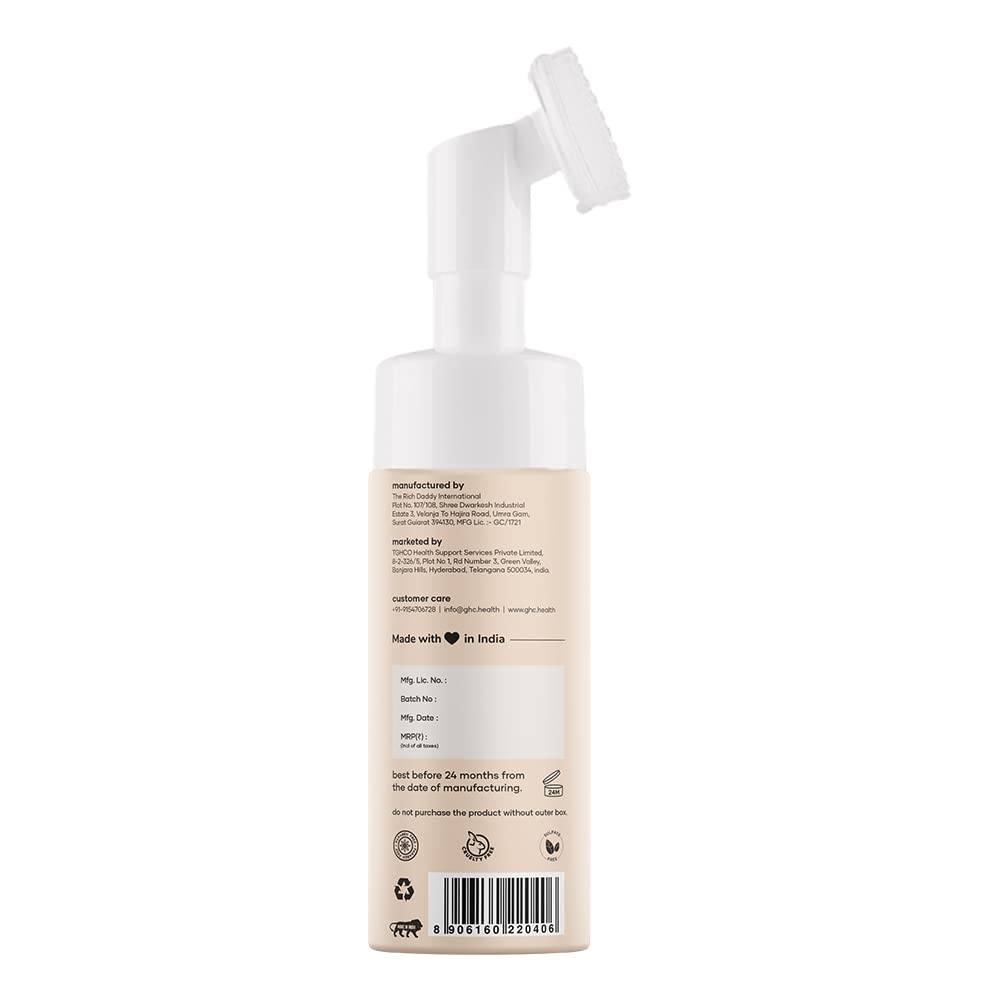 Mars by GHC Skin Care Duo: Foaming Face Wash (120ml) & 5% Vitamin C Face Serum with Niacinamide (30ml) - Infused with Pure Ethyl Ascorbic Acid for Hyperpigmenta