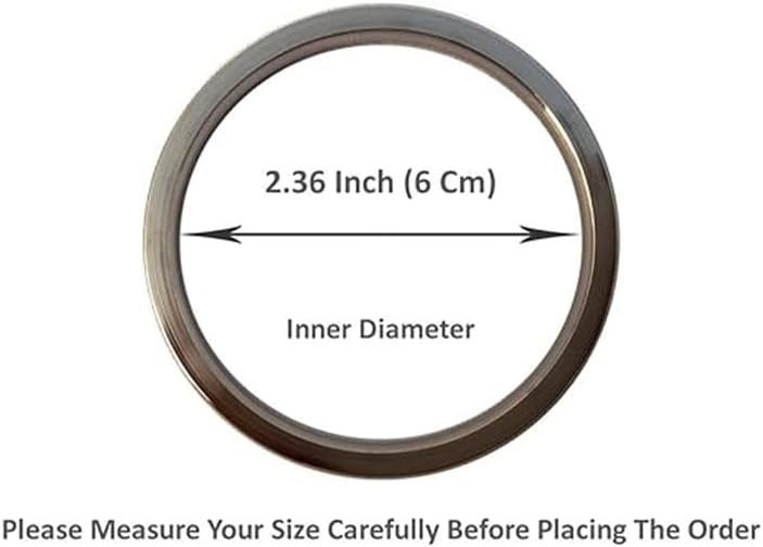 BISMAADH Amritsar Sterling Stainless Steel Kada for Men 7mm Thickness 7.0 Centimeters