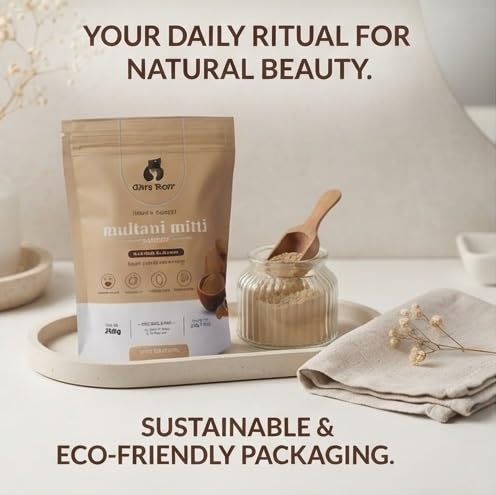 Care Bear Multani Mitti Powder | 100% Pure & Natural Fuller’s Earth & Bentonite Clay 200g