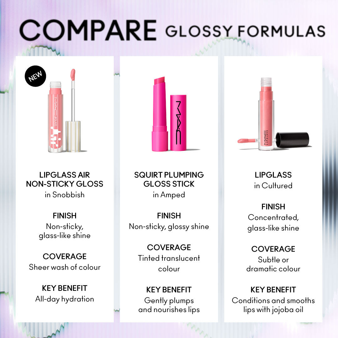 M.A.C Lipglass Air Lip Gloss- Quality (5ml)