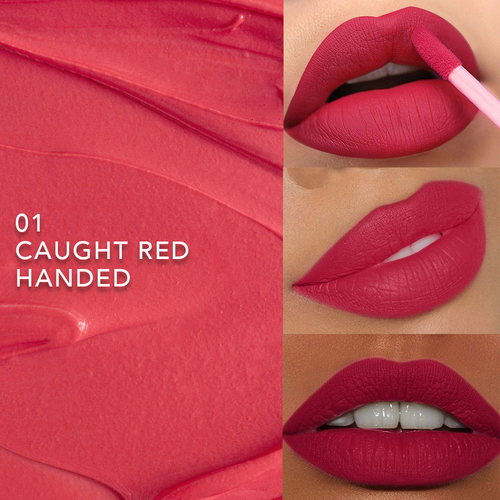 GLAM21 Mattitude Liquid Matte Lipstick - Caught Red Handed (7.5ml)