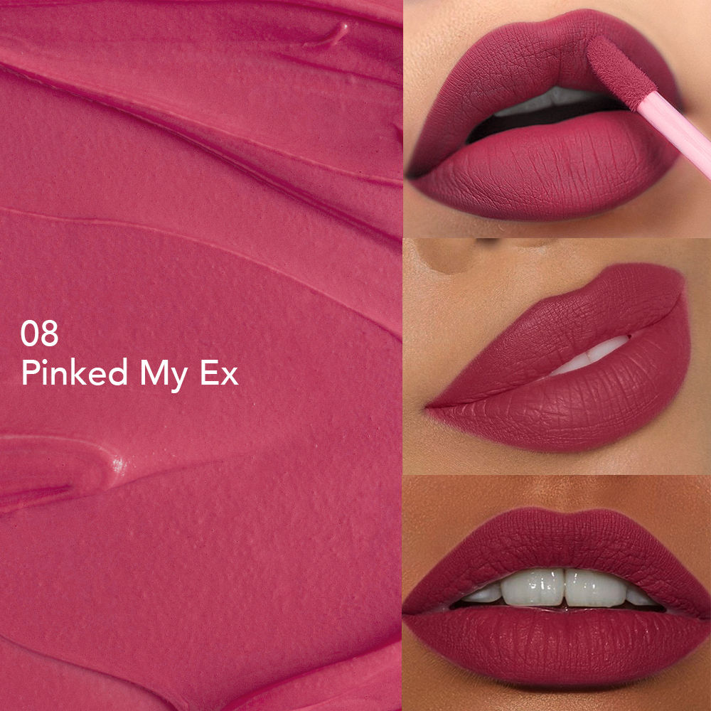 GLAM21 Mattitude Liquid Matte Lipstick - Pinked My Ex (7.5ml)