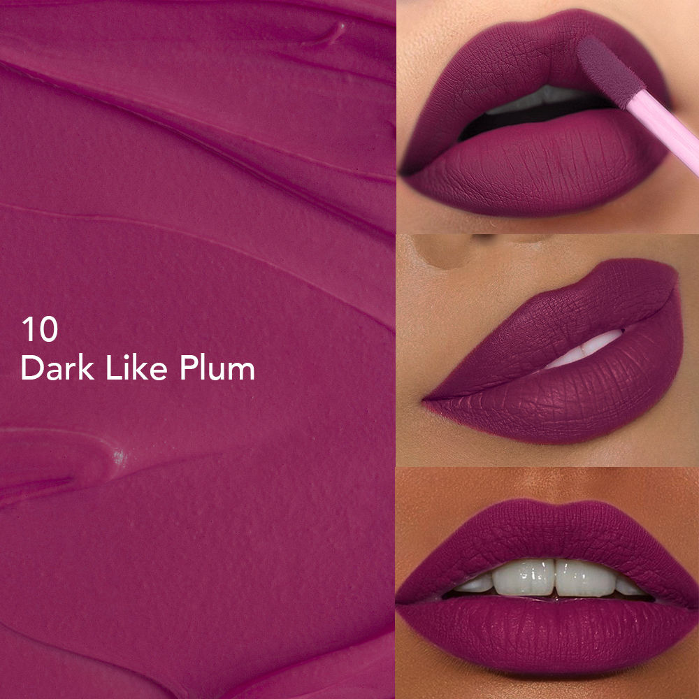 GLAM21 Mattitude Liquid Matte Lipstick - Dark Like Plum (7.5ml)