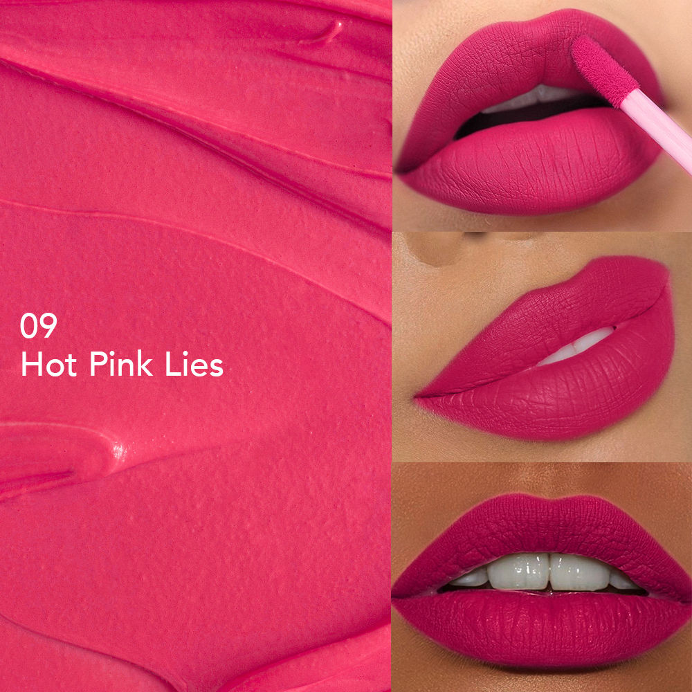 GLAM21 Mattitude Liquid Matte Lipstick - Hot Pink Lies (7.5ml)