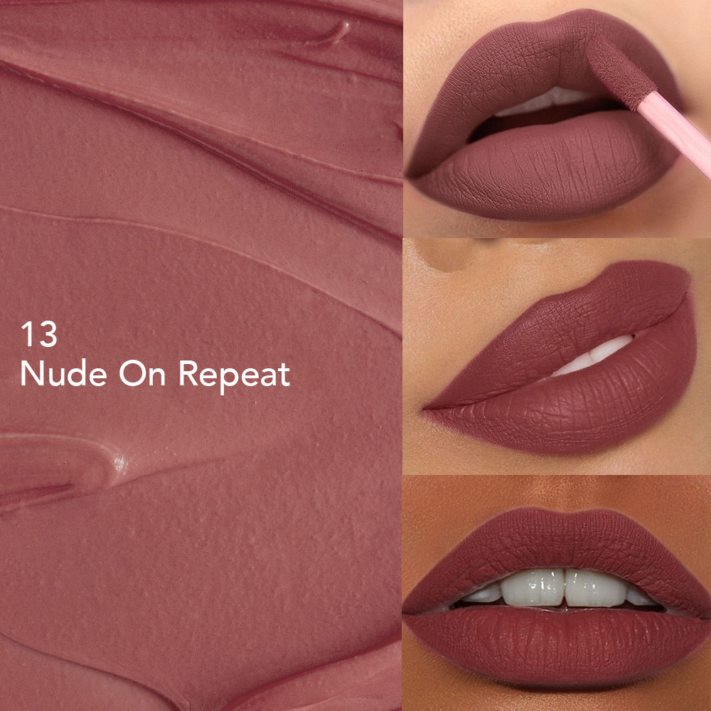 GLAM21 Mattitude Liquid Matte Lipstick - Nude On Repeat (7.5ml)