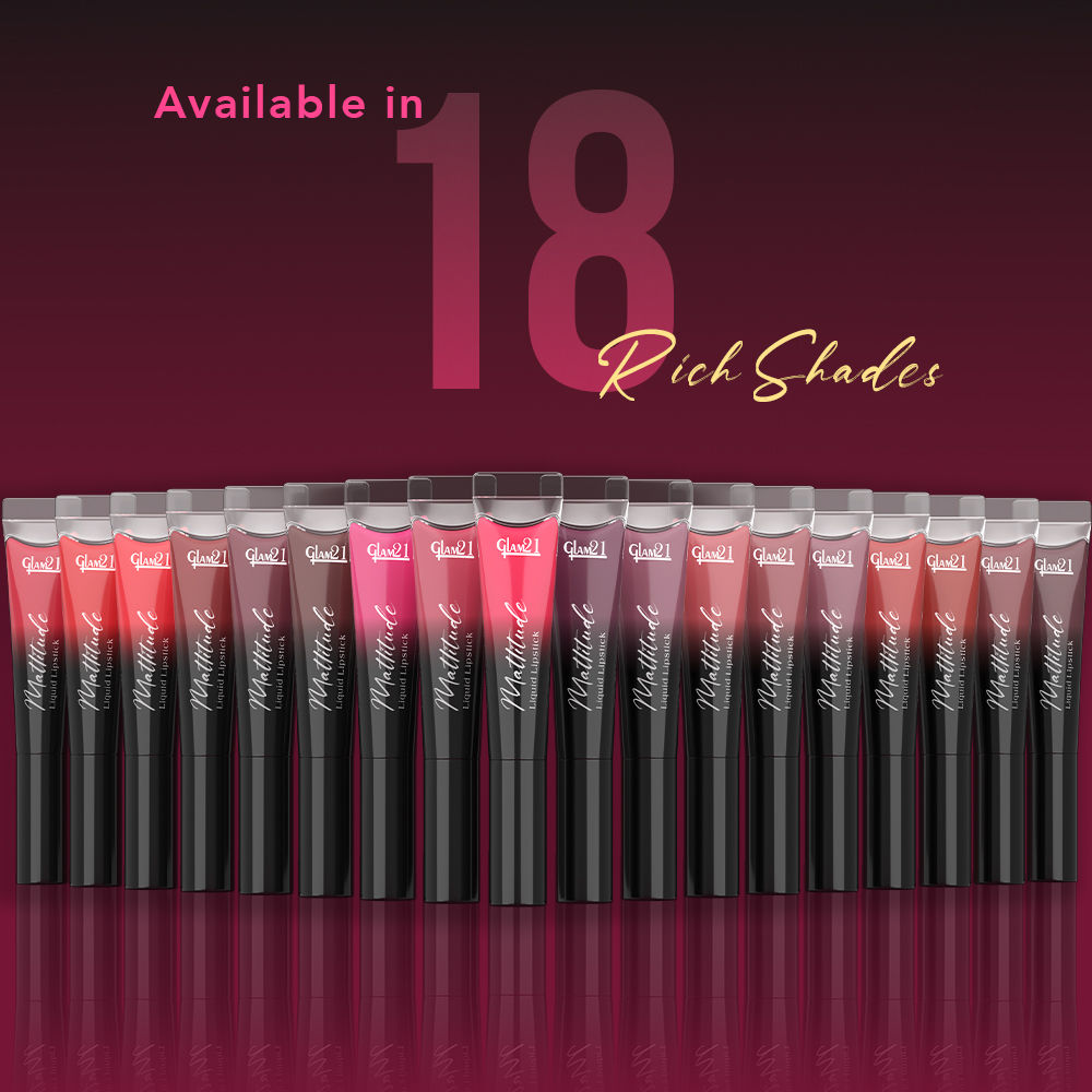 GLAM21 Mattitude Liquid Matte Lipstick - Brown Boundary (7.5ml)