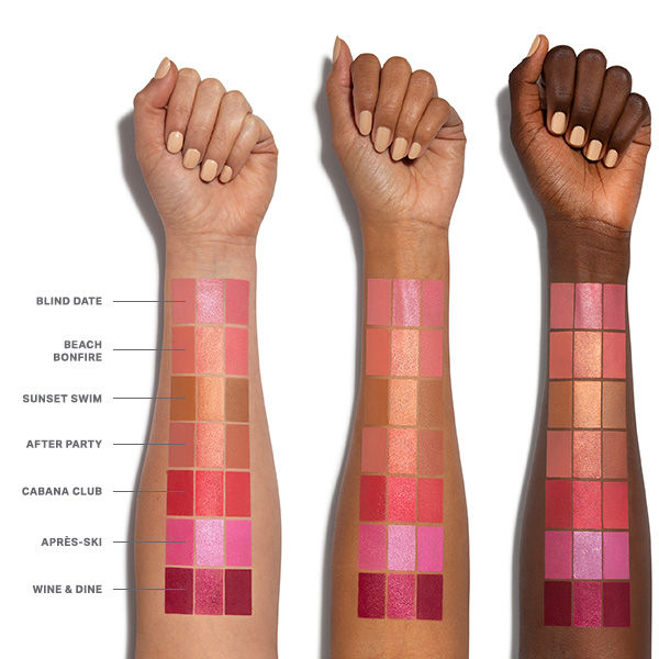 MORPHE Cheek Thrills Multi-finish Face Trio Blush- Apres-ski (10.8g)
