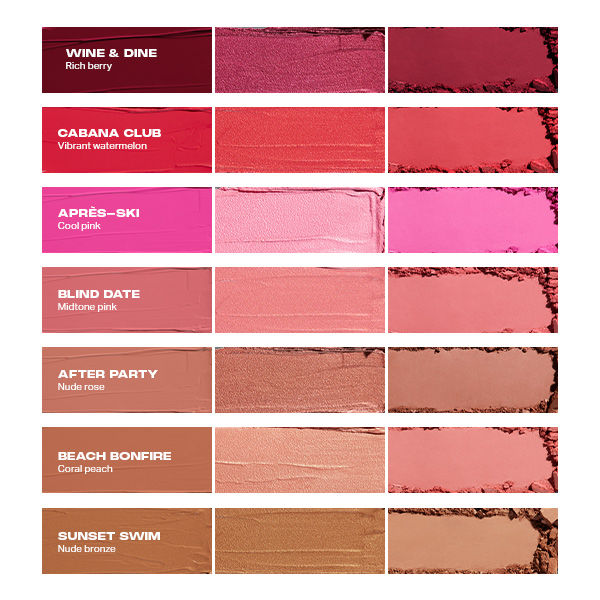 MORPHE Cheek Thrills Multi-finish Face Trio Blush- Apres-ski (10.8g)