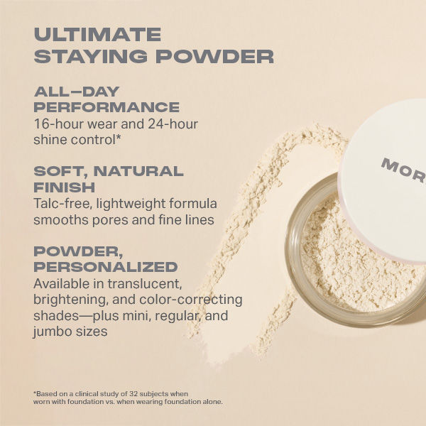 MORPHE Bake & Set Setting Powder - Brightening Peach (9g)