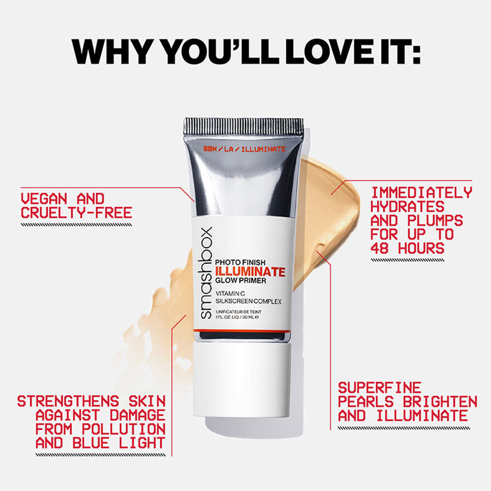 Smashbox Photo Finish Illuminate Glow Primer with Vitamin C (30ml)